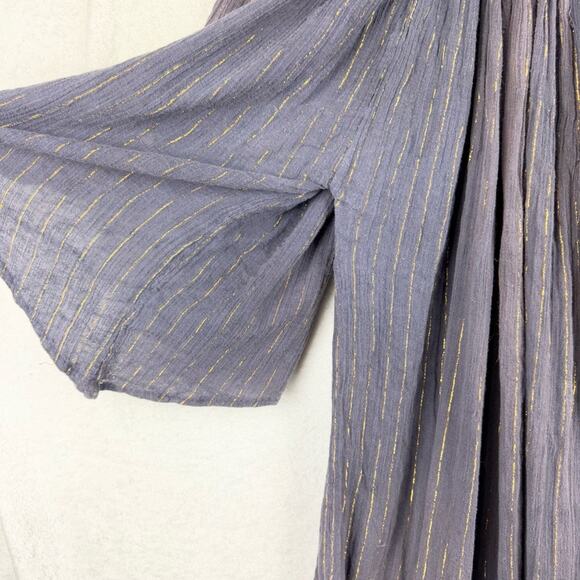 Vintage Kaiser Boho Festival Oversized Moo Moo Tent Dress Maxi OSFA 100% Cotton - Picture 3 of 12